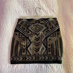 beaded express skirt